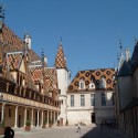 image of tiled roof in france