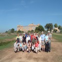 immage of group at grrek temple